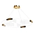 Modern Round Acrylic Chandelier 3D model small image 1