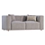 Modern Remi 2-Piece Sofa 3D model small image 1