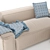 Elegant AMURA Davis Sofa 3D model small image 4