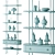 Mezzo Collection Martin 1 Bookcase 3D model small image 6