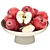 Modern White Bowl Apples Rendered 3D model small image 1