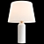  ABELIA Dolomite White Table Lamp 3D model small image 2