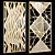 Decorative Panel Set with Abstract Patterns 3D model small image 1