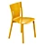 Modern Yellow Tolo Chair 3D model small image 4