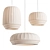 Scandinavian Charm Pendant Light 3D model small image 1