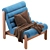 Sleek Magira Armchair, Modern Design 3D model small image 3