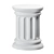 Column Vase Side Table Urban Outfitters 3D model small image 2