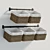 Versatile Hanging Basket Organizer 3D model small image 1