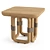 Restoration Hardware Teak Side Table 3D model small image 3