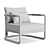 RH Maro Teak Lounge Chair - 3D Model 3D model small image 6