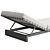 Luxury Comfort Aluminum Sun Lounger 3D model small image 2