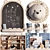 Bear Chalkboard Shelf Toy Decor 3D model small image 1