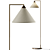 Modern Rotatable Floor Lamp 3D model small image 1