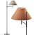 Modern Adjustable Floor Lamp, 3D-ready 3D model small image 1