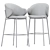  Stylish Bar Stool Chair Set 3D model small image 2