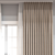 Modern 3D Curtain Model(Vector Mesh) 3D model small image 3