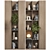 Modular Bookcase Shelf Cabinet 3D model small image 1