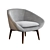 Solor Lounge Chair: Contemporary Comfort 3D model small image 2