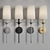 Elegant Transitional Black Wall Sconce 3D model small image 4