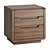 Elegant Loft Style Nightstand 3D model small image 1