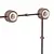 Industrial Chic Wall Mount Light 3D model small image 3