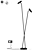 Sleek LED Floor Lamp 3D model small image 1