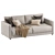 Modern Deep Seat Sofa Furniture 3D model small image 1