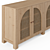 Modern Cane Arch Sideboard Design 3D model small image 6