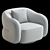 Ergonomic Swivel Chair: Modern Design 3D model small image 4