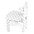 Pi Chair: Minimalist Comfort Icon 3D model small image 6