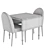 DANDERYD Chair & Table Set 3D model small image 4