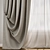 Vintage Curtain 3D Model Kit 3D model small image 2