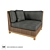 Modular Costa Rica Corner Sofa 3D model small image 1