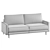 Lucy Sofa Bed with Storage 3D model small image 2