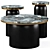 Modern Luxor Zuo Tables Set 3D model small image 1