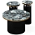 Modern Luxor Zuo Tables Set 3D model small image 5