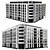 Multi-Floor Building Model Kit 3D model small image 1