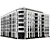 Multi-Floor Building Model Kit 3D model small image 2