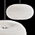 Sleek Donut Pendant Light 3D model small image 6