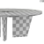 Elegant Giorgetti Mistral D200 Table 3D model small image 6