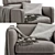 Natuzzi C200 GREG Sofa Model 3D model small image 5