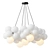 Frosted Bubble Chandelier D=85cm 3D model small image 1