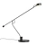 Minimalist Adjustable Black Table Lamp 3D model small image 1