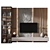  Modern TV Wall Decor Set 3D model small image 1