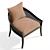 Andrea Accent Chair, UV Unwrapped 3D model small image 5