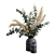 Elegant Pampas Vase Bouquet Display 3D model small image 6