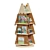  Wooden Tree Bookshelf Display Stand 3D model small image 2