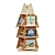  Wooden Tree Bookshelf Display Stand 3D model small image 3