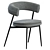 Modern Set of Nena Chairs 3D model small image 3