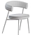 Modern Set of Nena Chairs 3D model small image 6